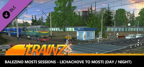 Front Cover for Trainz Plus: Balezino Mosti Sessions - Lichachove to Mosti (Day / Night Passenger Runs) (Macintosh and Windows) (Steam release)