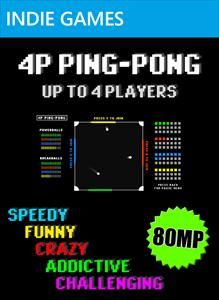 Front Cover for 4P Ping-Pong (Xbox 360) (XNA Indie release)