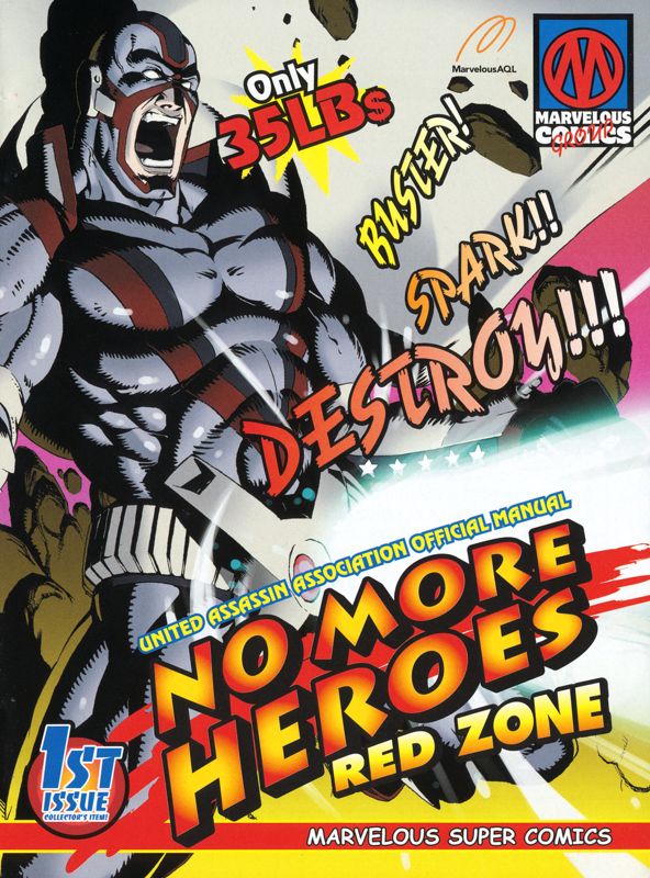 Manual for No More Heroes: Red Zone (PlayStation 3) (PlayStation 3 the Best release): Front