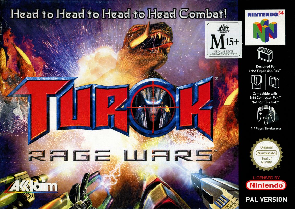 Turok Rage Wars Cover Or Packaging Material Mobygames