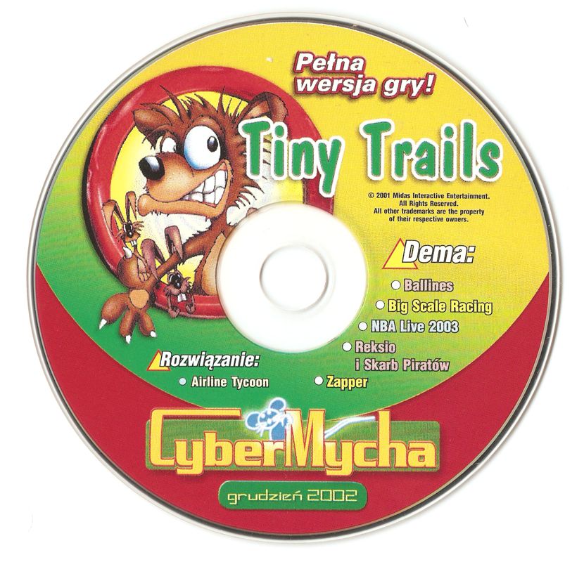 Media for Tiny Trails (Windows) (Released by magazine CyberMycha in December 2002)