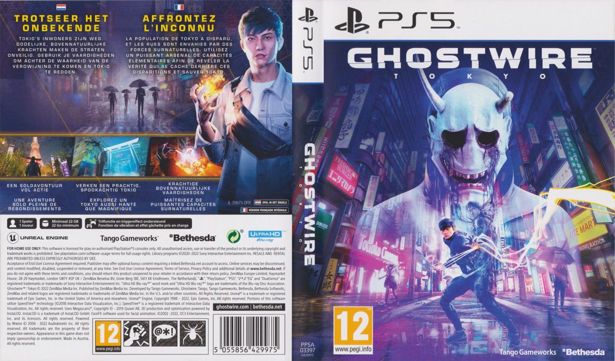 Full Cover for Ghostwire: Tokyo (PlayStation 5)