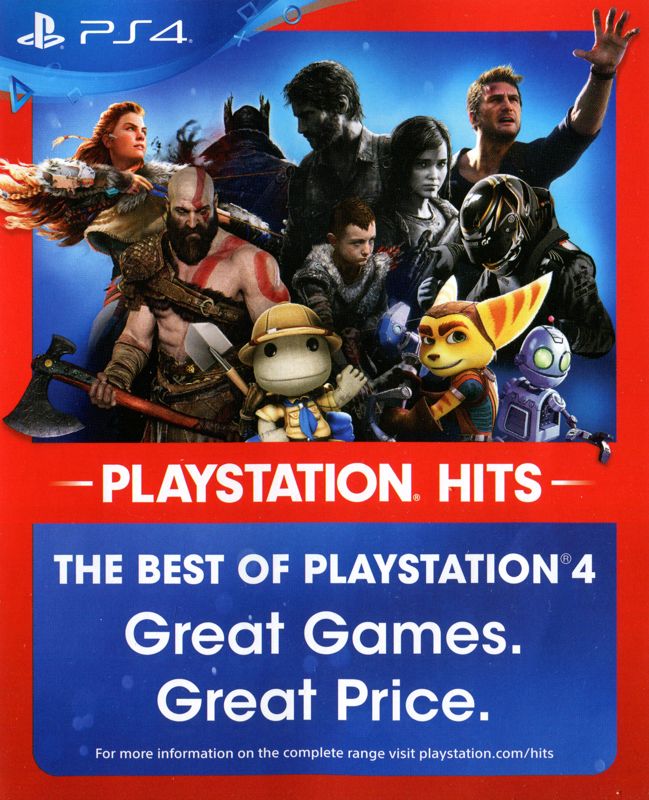 Advertisement for Death Stranding (PlayStation 4): PlayStation Hits flyer - back