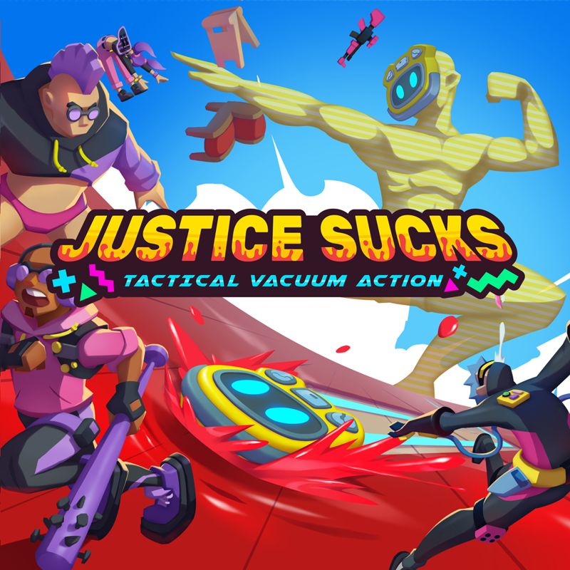 Front Cover for Justice Sucks: Tactical Vacuum Action (Nintendo Switch) (download release)