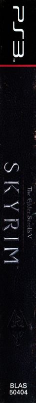 Spine/Sides for The Elder Scrolls V: Skyrim (PlayStation 3)