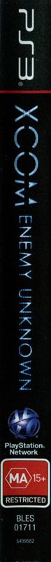 Spine/Sides for XCOM: Enemy Unknown (PlayStation 3)