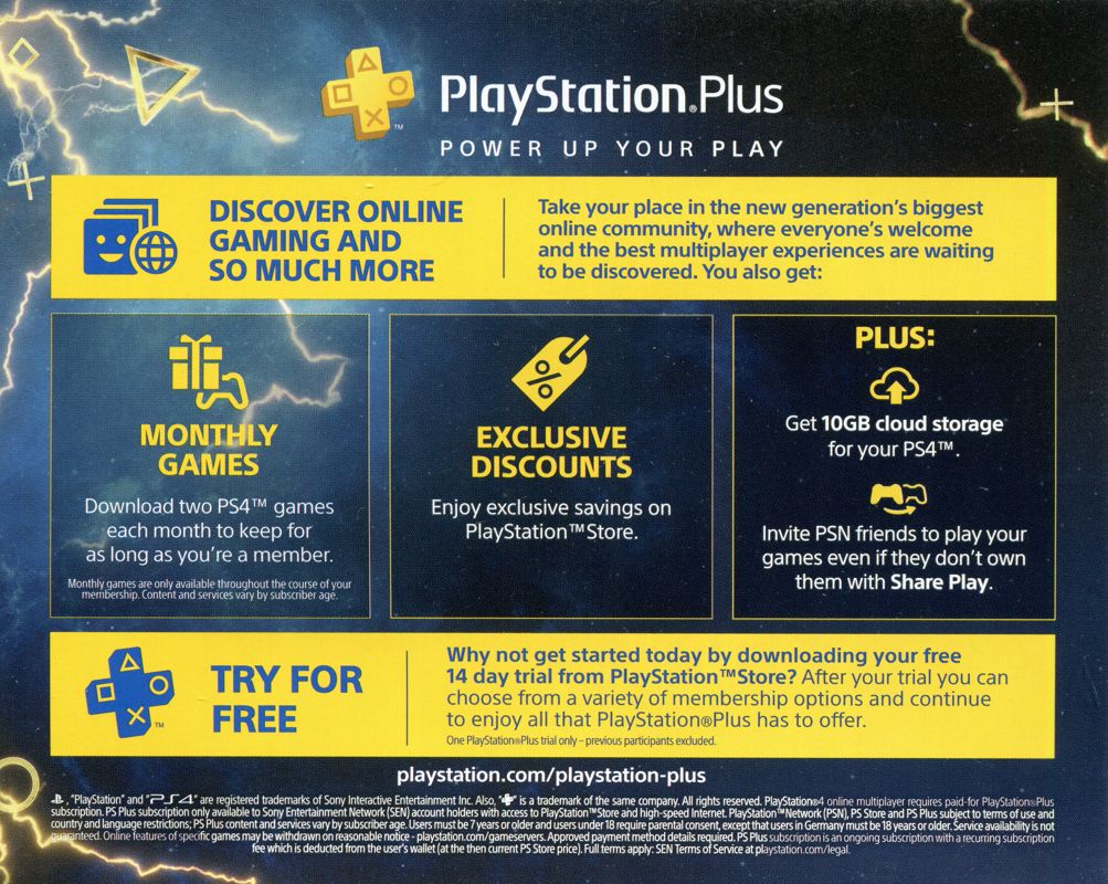 Extras for FIFA 18 (PlayStation 4): DLC flyer - back