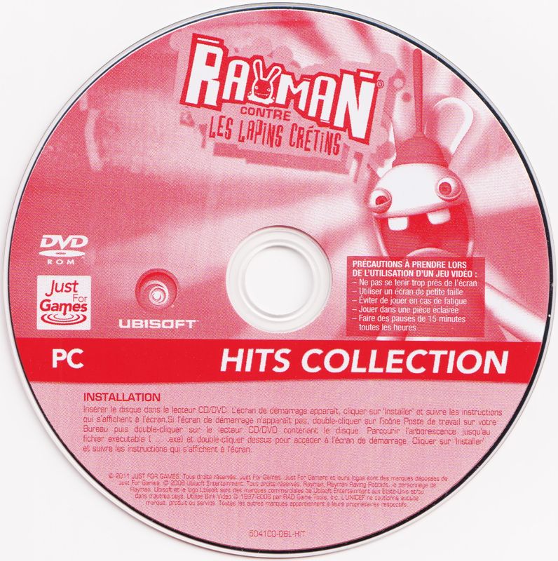 Media for Rayman: Raving Rabbids (Windows) (Hits Collection / Just For Games release (2011))
