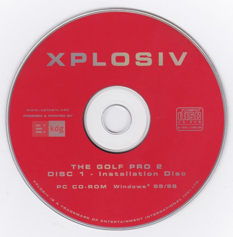 Media for The Golf Pro 2 (Windows) (Xplosiv release): Disc 1 - Installation Disc