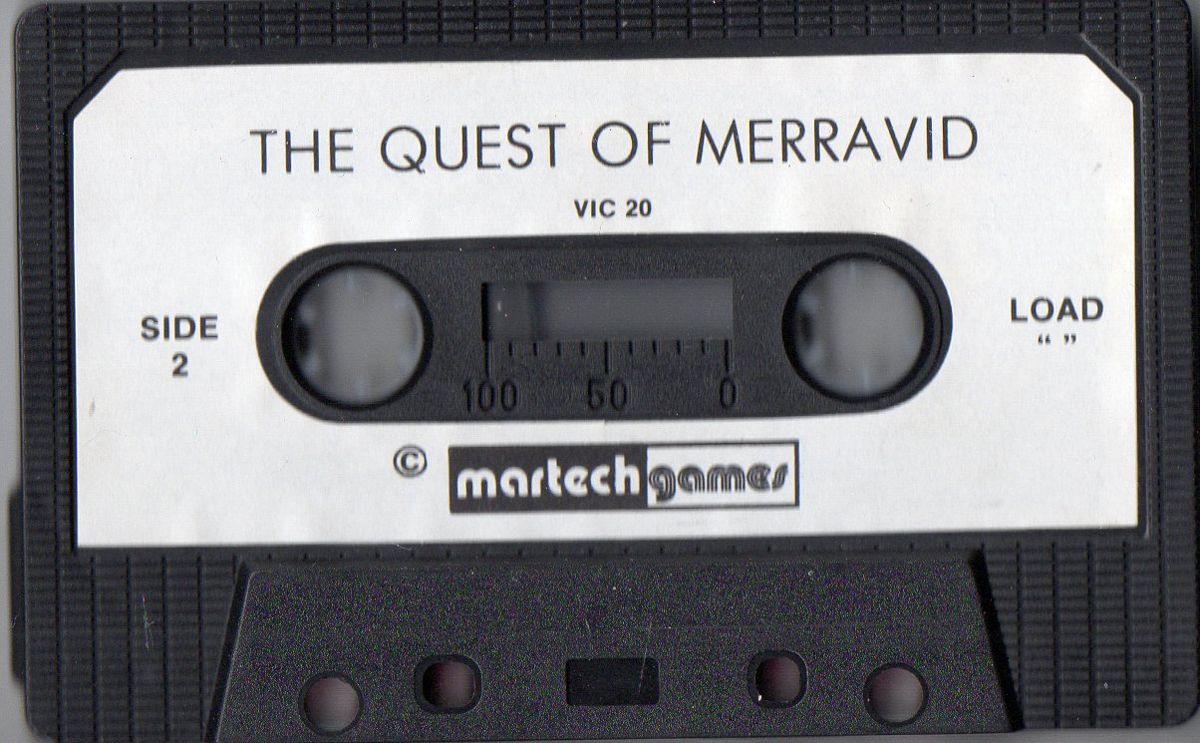 Media for The Quest of Merravid (Commodore 64 and VIC-20): Side 2 - VIC 20