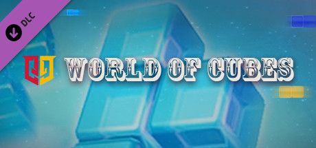 Front Cover for World of Cubes: Blue Enchantress (Windows) (Steam release)
