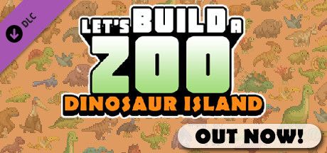 Front Cover for Let's Build a Zoo: Dinosaur Island (Windows) (Steam release)