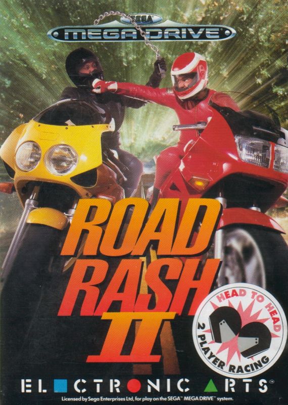 Front Cover for Road Rash II (Genesis)