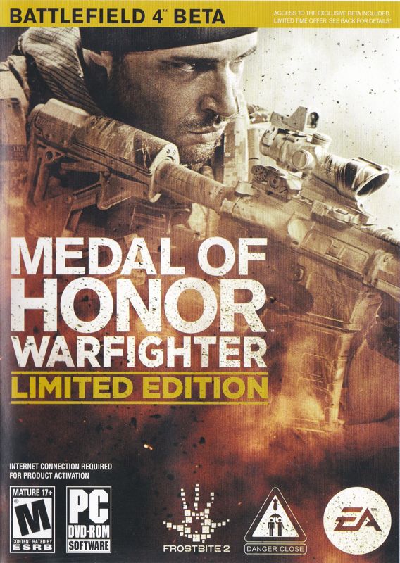 Medal of Honor: Warfighter (Limited Edition) cover or packaging ...