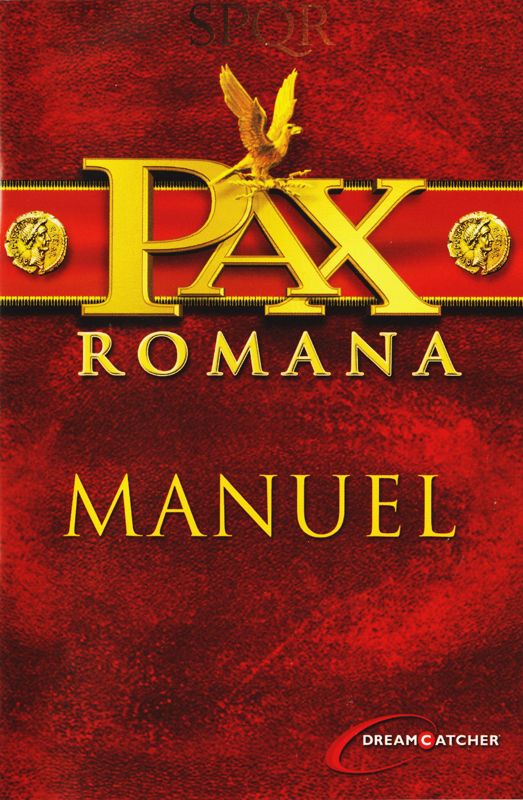 Manual for Pax Romana (Windows): Front (52-page)