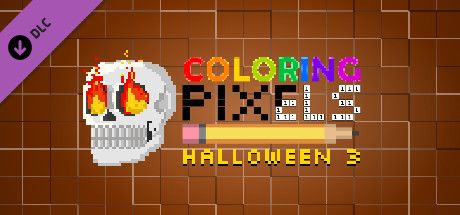Front Cover for Coloring Pixels: Halloween 3 (Macintosh and Windows) (Steam release)