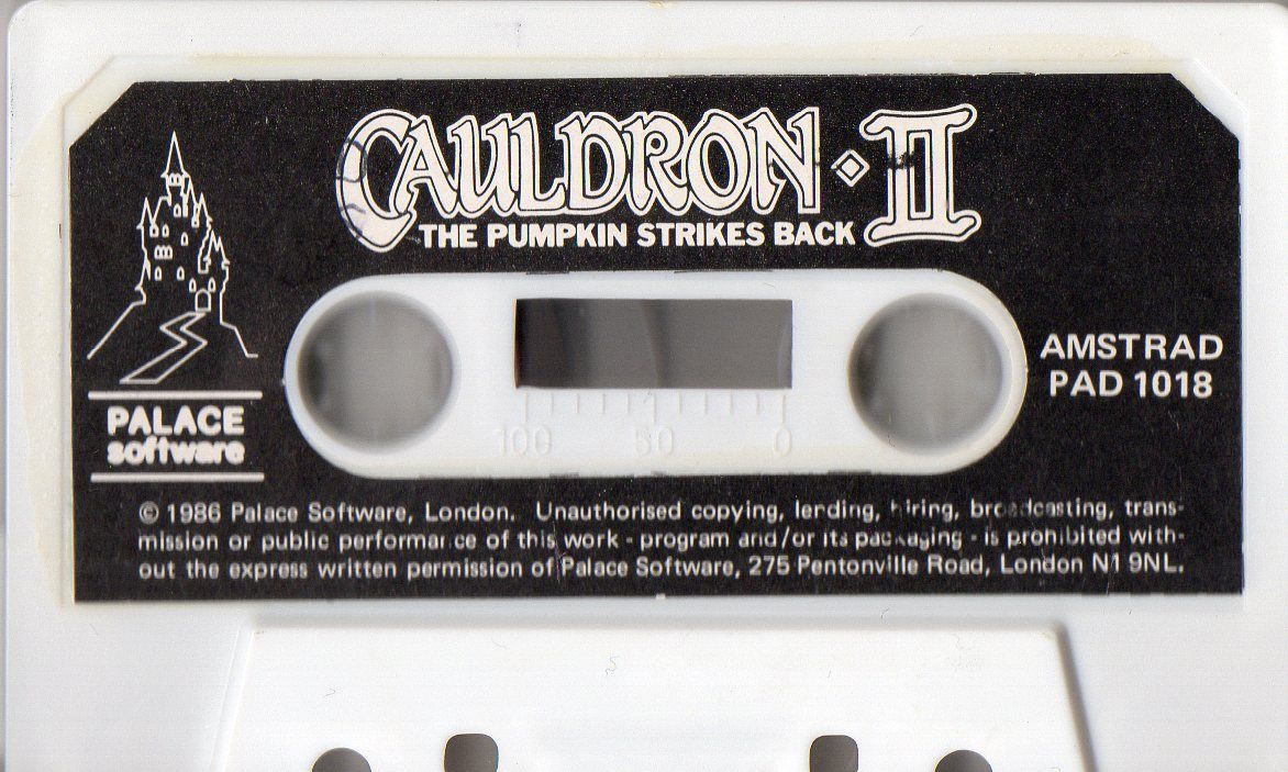 Media for Cauldron II: The Pumpkin Strikes Back (Amstrad CPC)