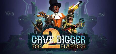 Front Cover for Cave Digger 2: Dig Harder (Windows) (Steam release)