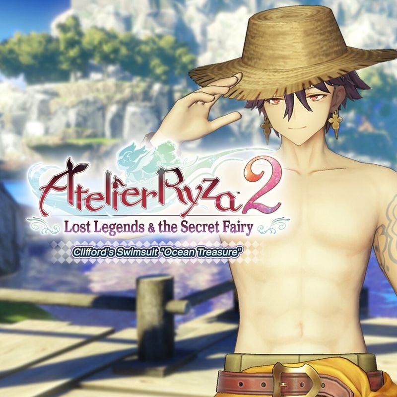 Front Cover for Atelier Ryza 2: Lost Legends & the Secret Fairy - Clifford's Swimsuit "Ocean Treasure" (PlayStation 4 and PlayStation 5) (download release): en-hk