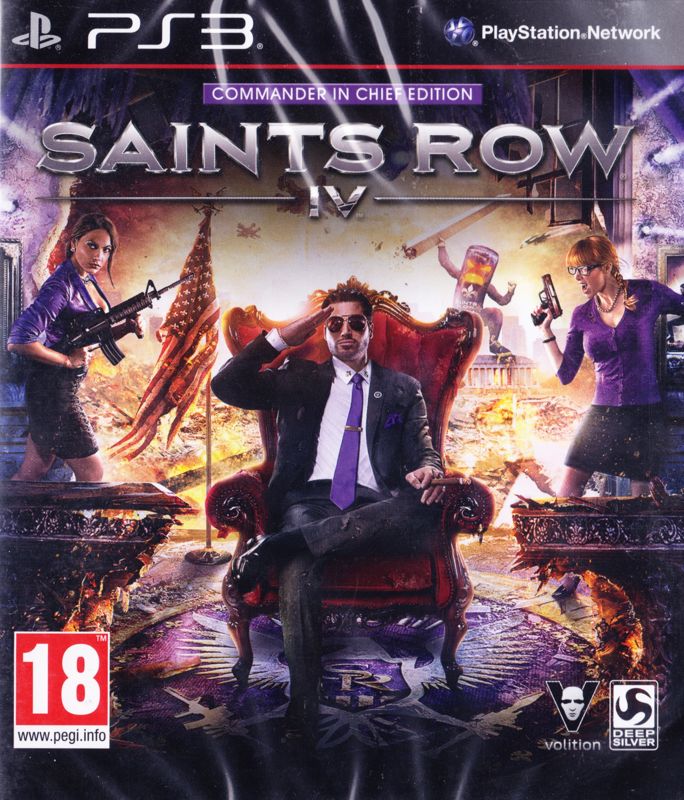 Front Cover for Saints Row IV (Commander in Chief Edition) (PlayStation 3)