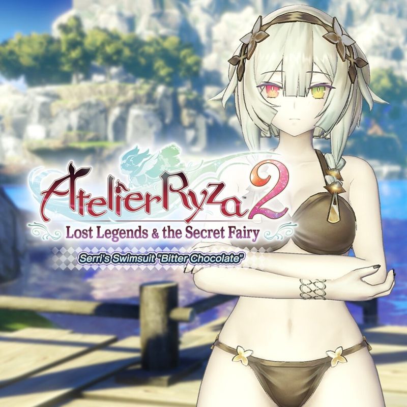 Front Cover for Atelier Ryza 2: Lost Legends & the Secret Fairy - Serri's Swimsuit "Bitter Chocolate" (PlayStation 4 and PlayStation 5) (download release)