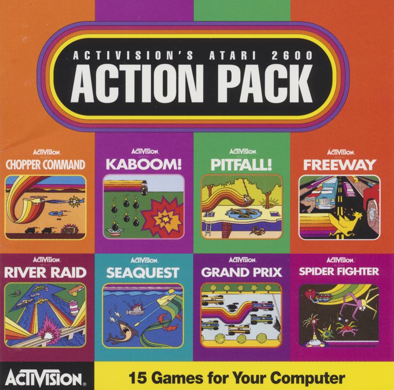 Other for Activision's Atari 2600 Action Pack (Macintosh and Windows and Windows 3.x): Jewel Case - Front