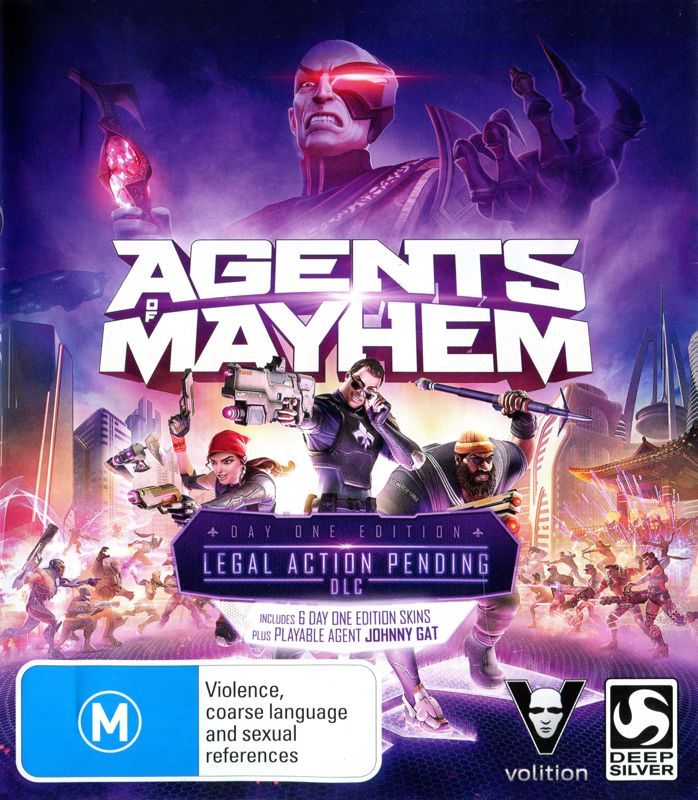 Front Cover for Agents of Mayhem: Day One Edition (Xbox One)