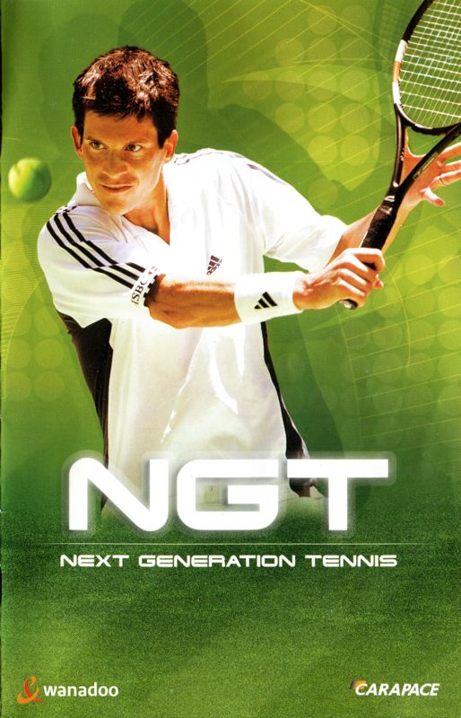 Manual for NGT: US Open 2002 (PlayStation 2): Front