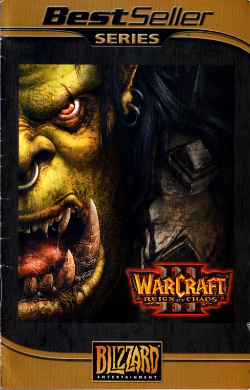 Manual for WarCraft III: Reign of Chaos (Macintosh and Windows) (BestSeller Series release): Front
