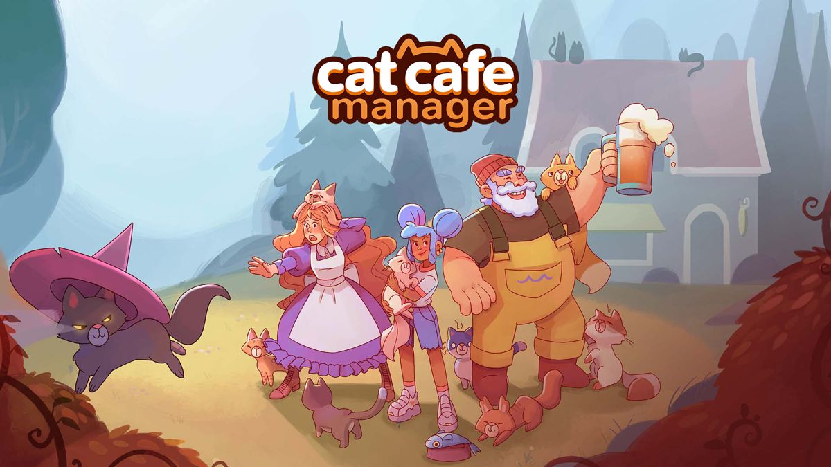 Front Cover for Cat Cafe Manager (Nintendo Switch) (download release)