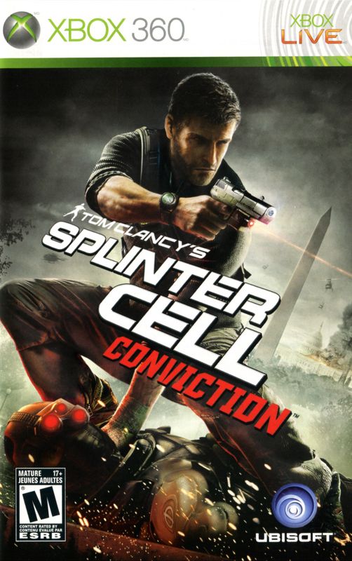 Manual for Tom Clancy's Splinter Cell: Conviction (Xbox 360): Front (CDN version)