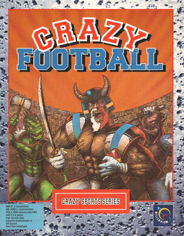 Front Cover for Brutal Sports Football (DOS)