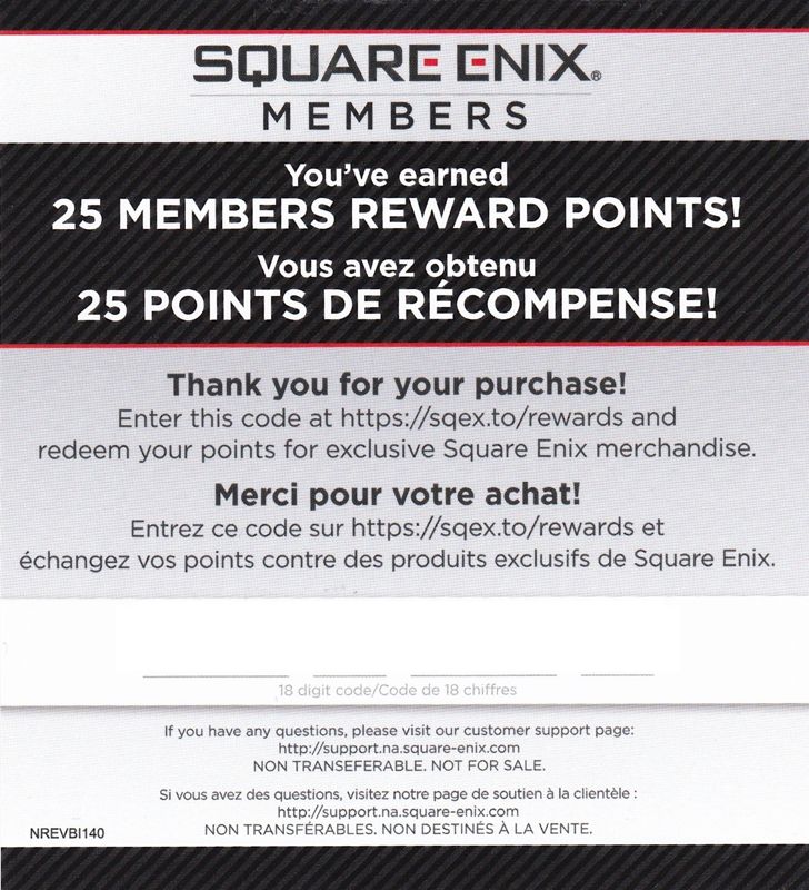 Other for NieR Replicant ver.1.22474487139... (PlayStation 4): Square Enix Members Rewards Points Voucher
