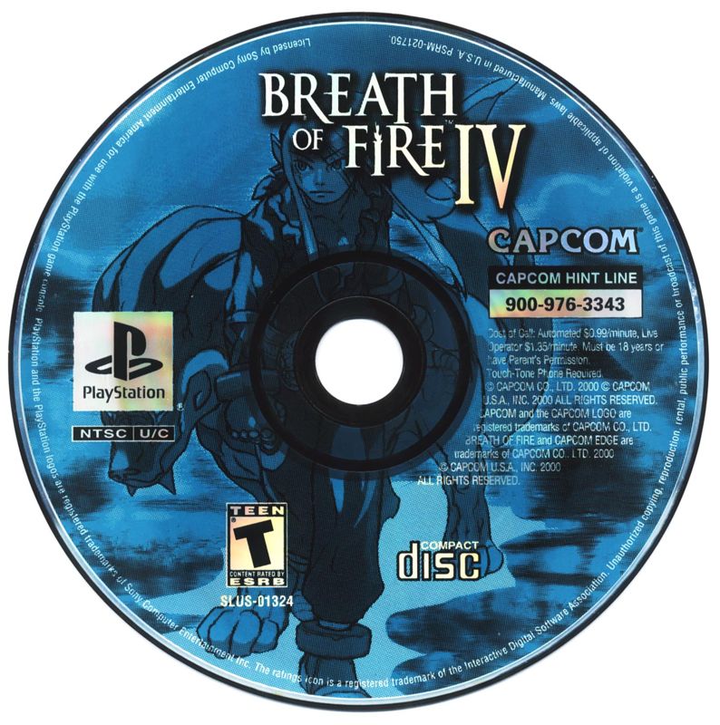 Media for Breath of Fire IV (PlayStation)