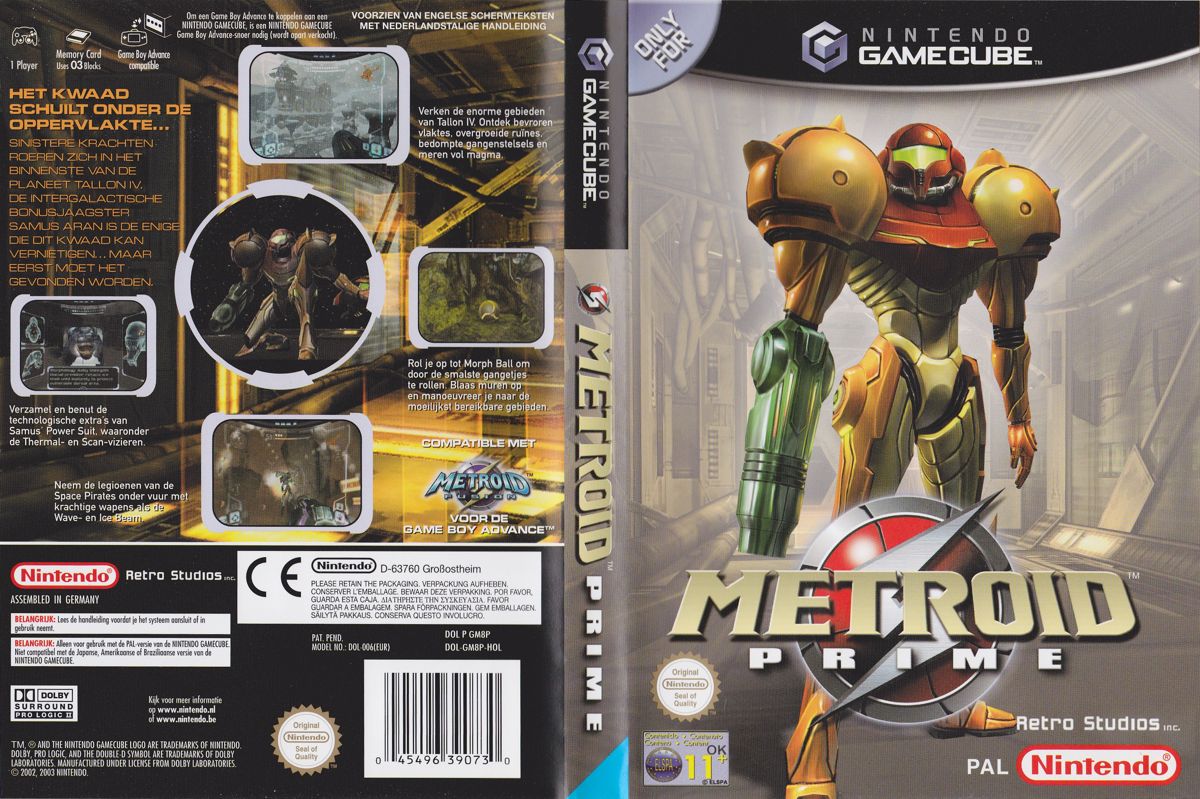 Full Cover for Metroid Prime (GameCube)