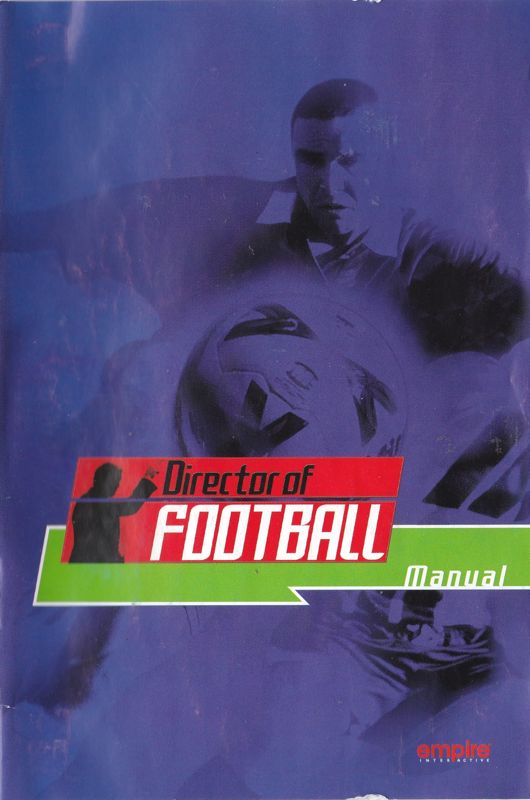 Manual for Director of Football (Windows): Front