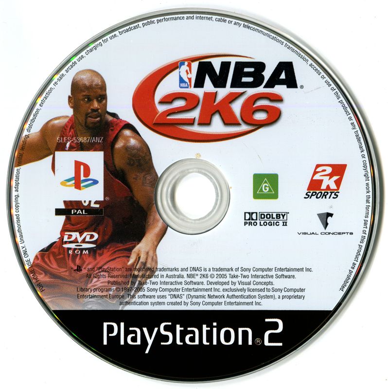 NBA 2K6 cover or packaging material - MobyGames