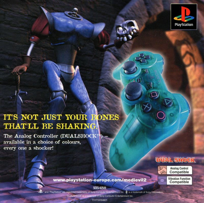 Inside Cover for MediEvil II (PlayStation): Inside front