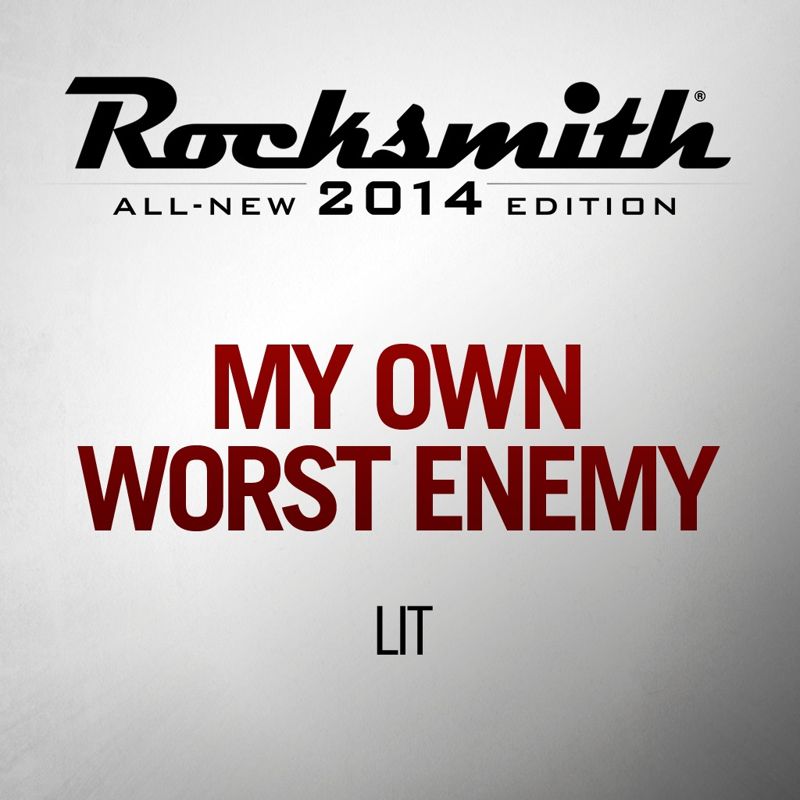 Front Cover for Rocksmith: All-new 2014 Edition - Lit: My Own Worst Enemy (PlayStation 3 and PlayStation 4) (PSN release)
