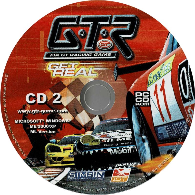 GTR: FIA GT Racing Game cover or packaging material - MobyGames