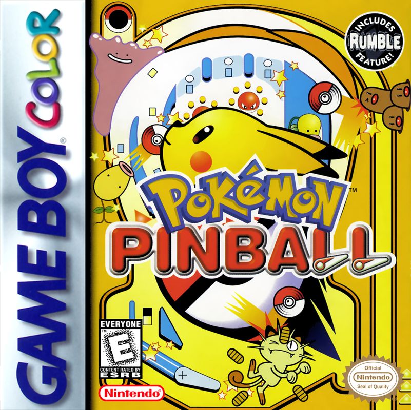 Front Cover for Pokémon Pinball (Game Boy Color)
