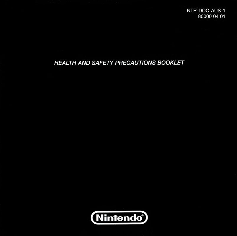 Extras for Style Lab: Makeover (Nintendo DS): Health and safety booklet - front