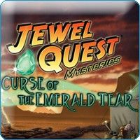 Front Cover for Jewel Quest Mysteries: Curse of the Emerald Tear (Macintosh and Windows) (Reflexive Entertainment release)