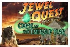 Front Cover for Jewel Quest Mysteries: Curse of the Emerald Tear (Windows) (Shockwave release)