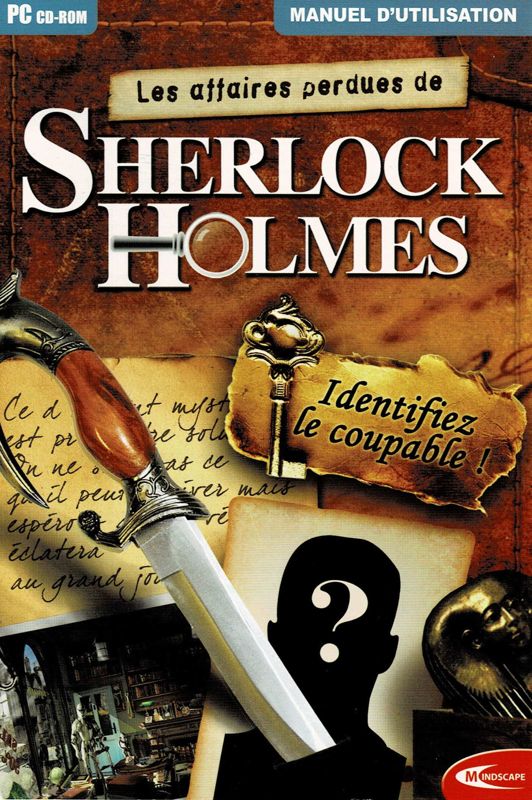 Manual for The Lost Cases of Sherlock Holmes (Windows): Front