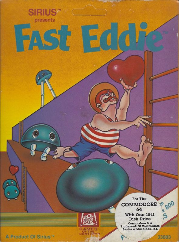 Front Cover for Fast Eddie (Commodore 64)