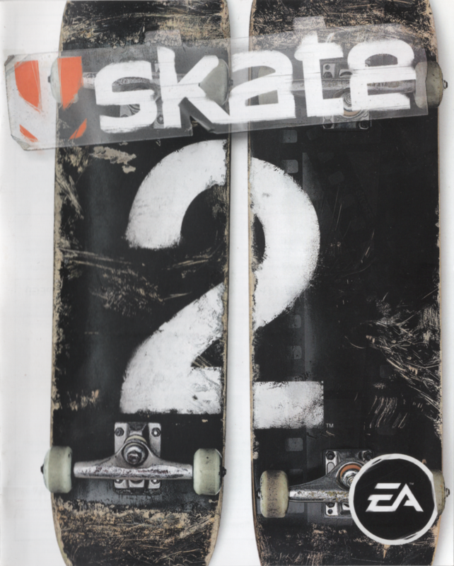 Manual for skate 2 (PlayStation 3): Front