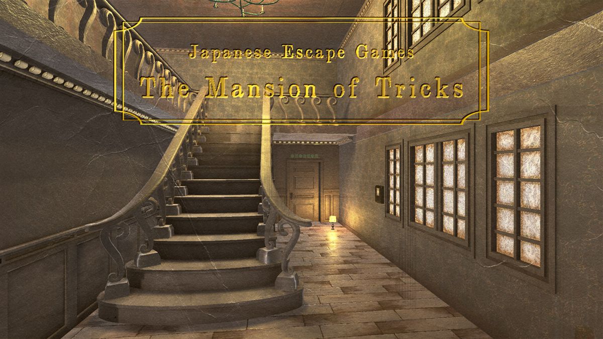 Front Cover for Japanese Escape Games: The Mansion of Tricks (Nintendo Switch) (download release)