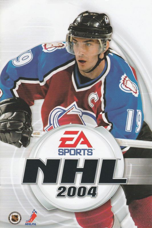 Manual for NHL 2004 (Windows) (EA Sports Classics release): Front