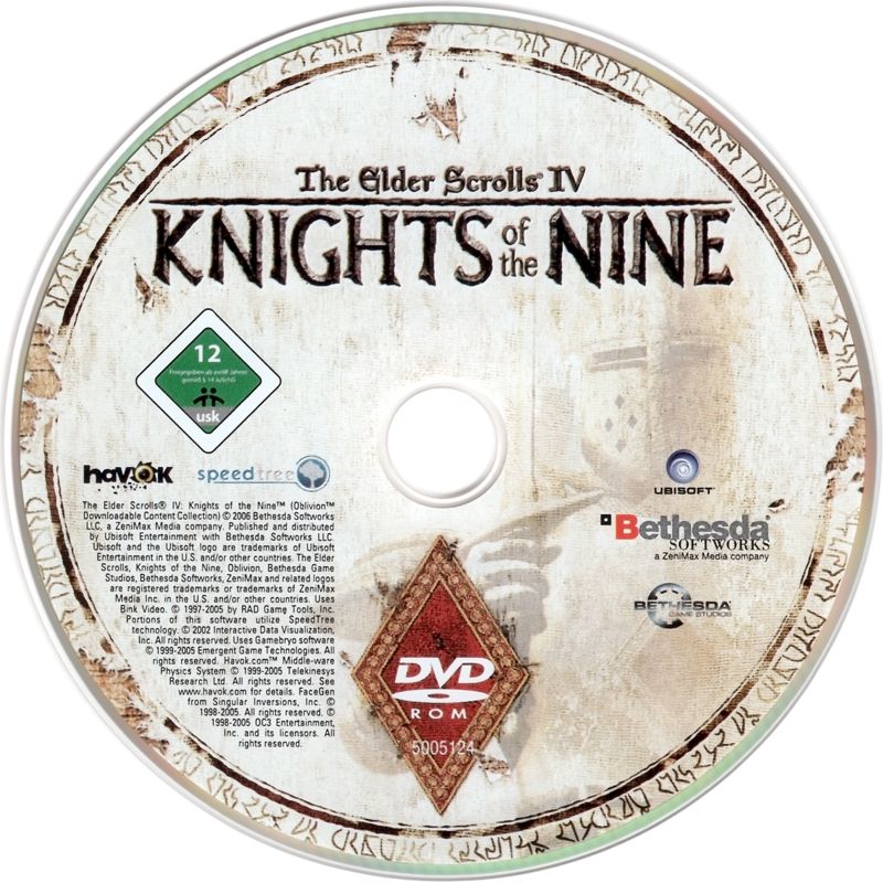 Media for The Elder Scrolls IV: Knights of the Nine (Windows)